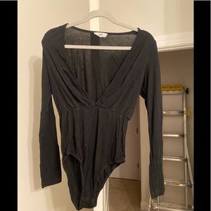 NUDE plunge bodysuit